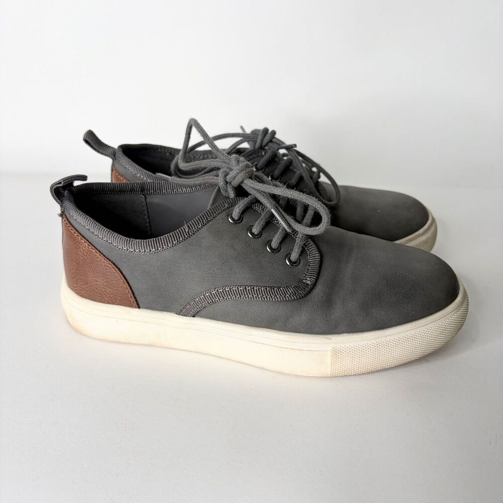 Sonoma Kohls Boys Dress Shoes Gray Brown Youth Boys 1